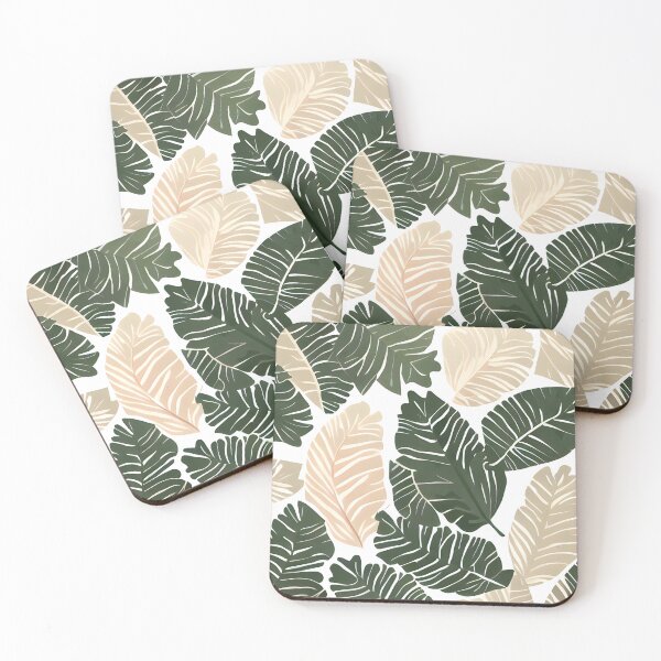 Item preview, tripical leaf floral pattern #15 designed and sold by supeart.