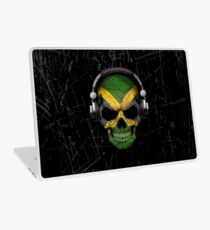 Dj Skull with Jamaican Flag Laptop Skin