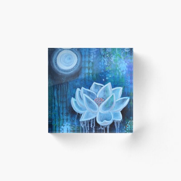 Light Within Darkness Acrylic Block