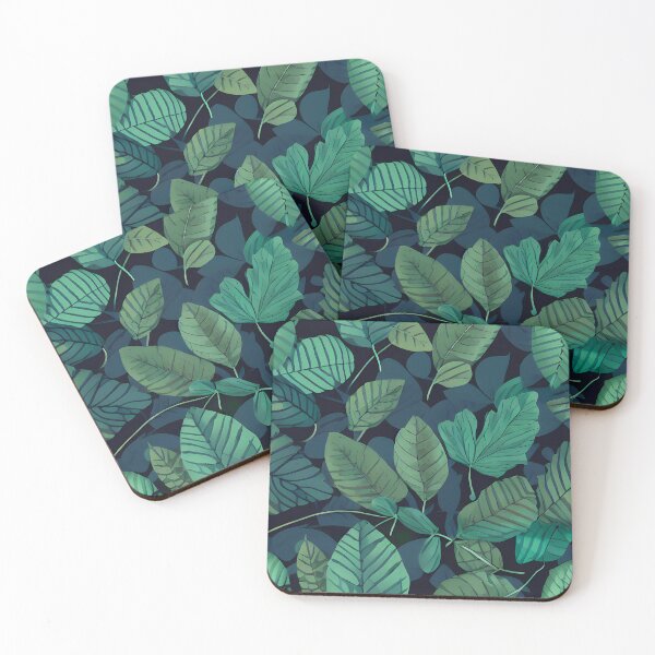 Item preview, Dark tropical green leaf patter #20 designed and sold by supeart.