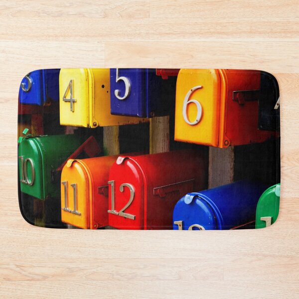 Item preview, Colorful mailboxes with numbers designed and sold by Michaelerch.