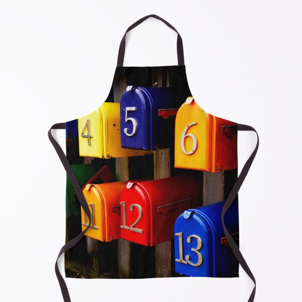 Item preview, Colorful mailboxes with numbers designed and sold by Michaelerch.