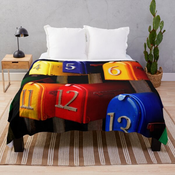 Item preview, Colorful mailboxes with numbers designed and sold by Michaelerch.
