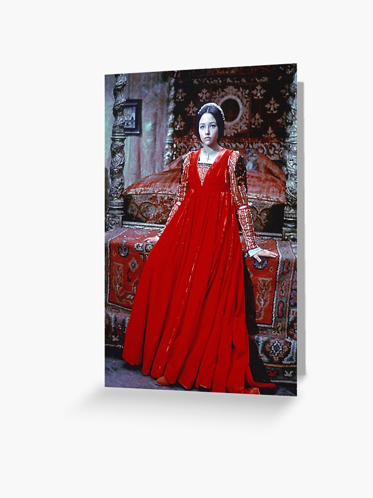 Olivia Hussey Als Juliet Capulet Grusskarte Von Olivehigham Redbubble