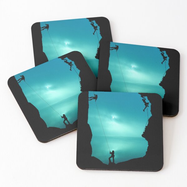 Item preview, Three Lead Climbers Silhouette. Rock Climbing designed and sold by Boulder Design Co.