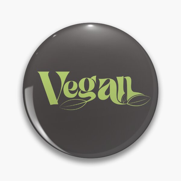 Item preview, Vegan Typography Lettering illustration with decorative leaves. designed and sold by urbanbuzzz.