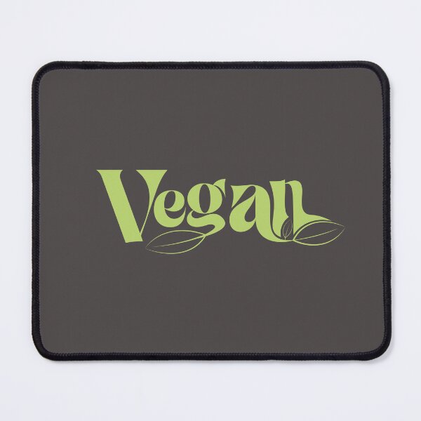 Item preview, Vegan Typography Lettering illustration with decorative leaves. designed and sold by urbanbuzzz.