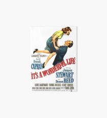 Es ist ein wunderbares Leben, Weihnachtsfilmplakat Galeriedruck