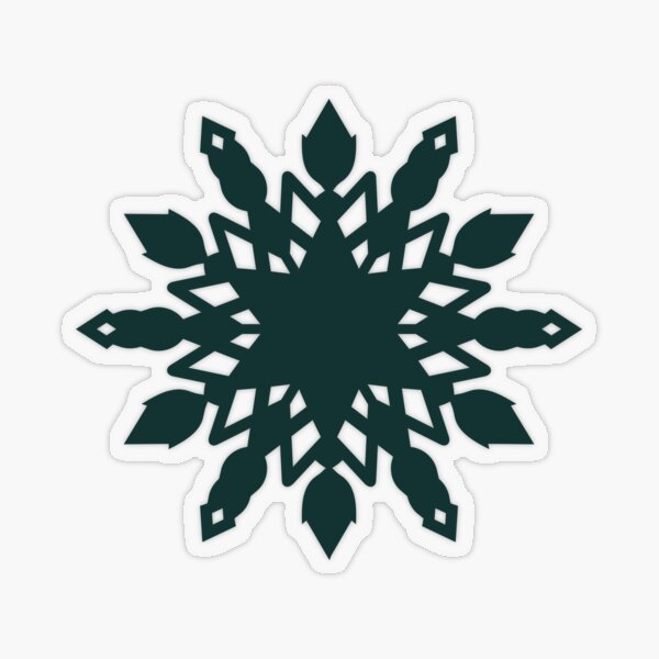 Snowflakes 2 Sticker for Sale by stylishdzign