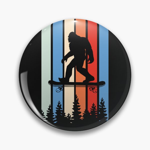 Item preview, BigFoot Retro Skateboarder  designed and sold by mkzmerch.