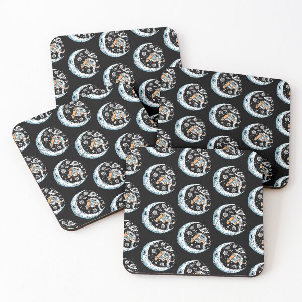 Item preview, Astronaut on the Moon Skateboarding  designed and sold by mkzmerch.