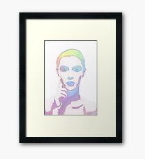 Simply Irresistible Abstract Woman Framed Print
