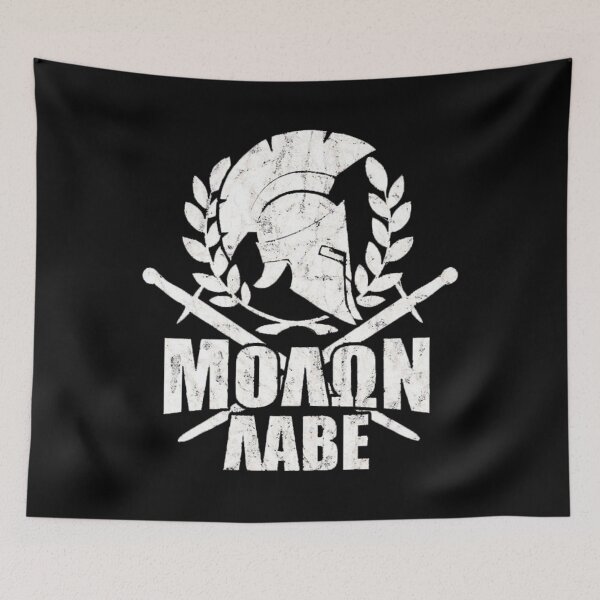 Item preview, Retro molon labe 1 designed and sold by Lone Wolves.