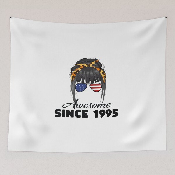 Item preview, 27 Years Old Awesome Since 1995 Leopard 27th Birthday T- Shirt designed and sold by Thealstars  ⭐⭐⭐⭐⭐.