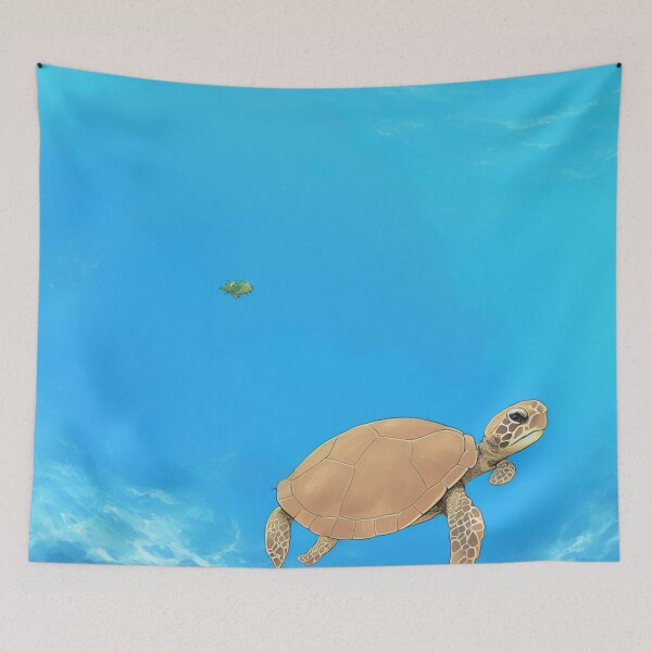 Item preview, Turtle in Deep Blue Sea designed and sold by DesignerKin.