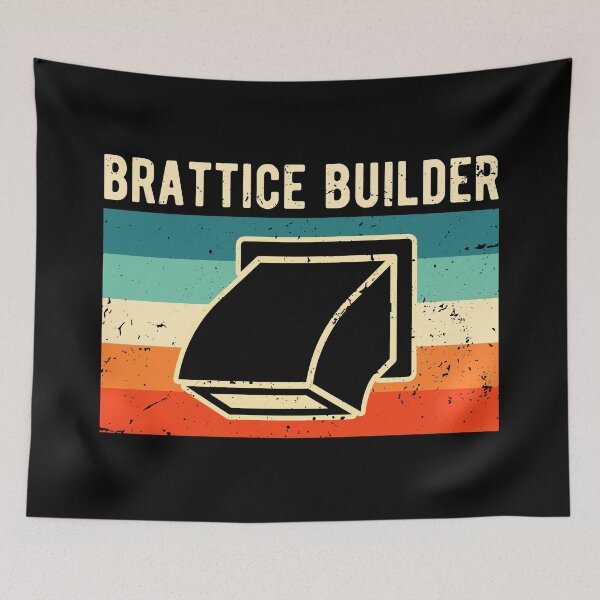 Item preview, Retro Vintage Brattice Builder designed and sold by NestaReign.