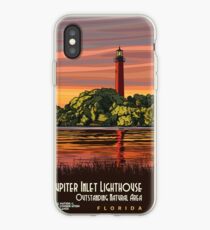 Vintage poster - Jupiter Inlet Lighthouse iPhone Case