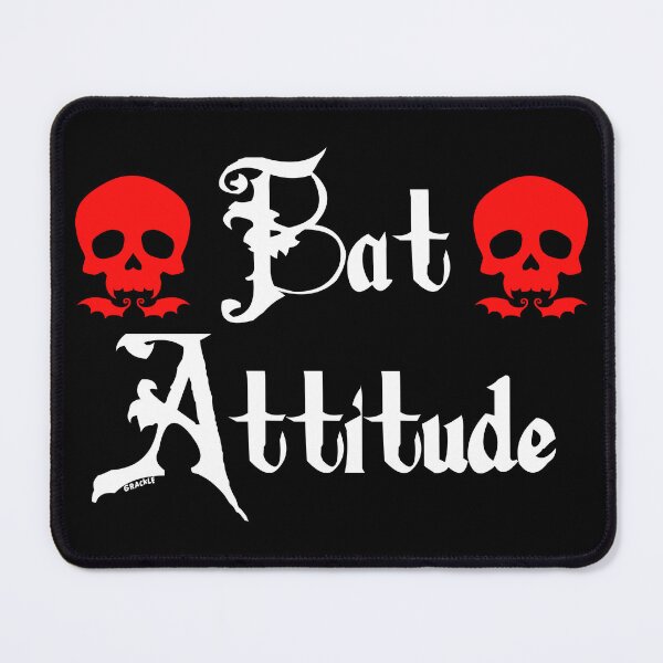 Item preview, Bat Attitude (Red Version) designed and sold by JanGrackle.