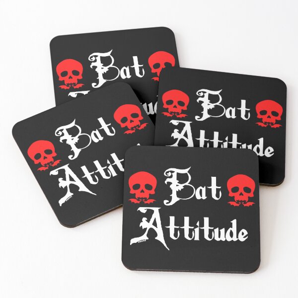 Item preview, Bat Attitude (Red Version) designed and sold by JanGrackle.