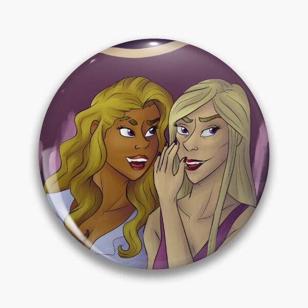 Item preview, Ianthe and Coronabeth Tridentarius - The Locked Tomb designed and sold by ChronicCrafting.