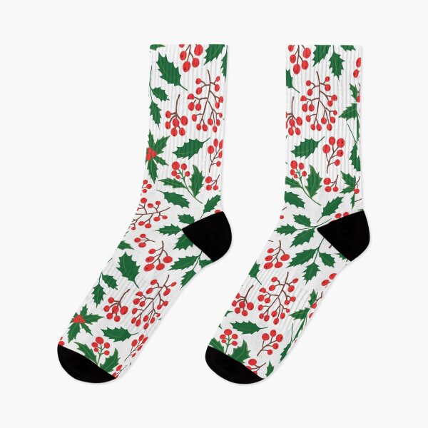Item preview, Minimalistic Christmas Winter Cherry Pattern designed and sold by BarbiePearl.