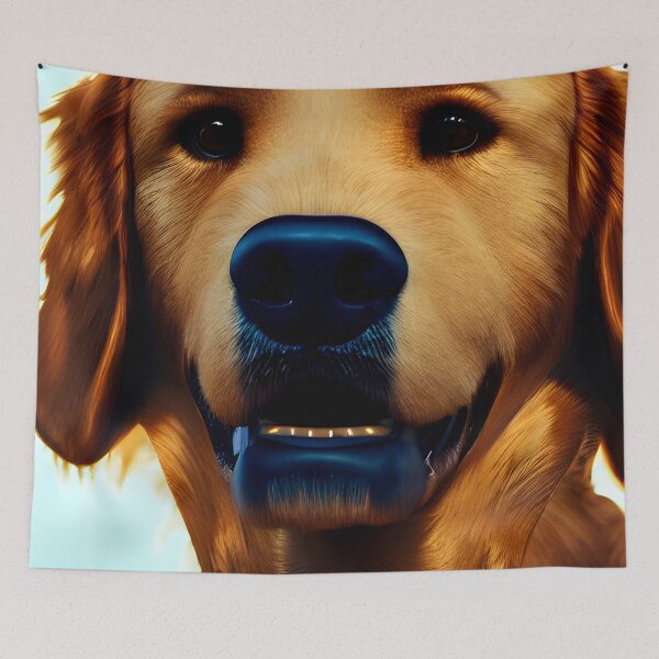 Aperçu de l'œuvre amoureux des chiens golden retriever #64 créée et vendue par supeart.