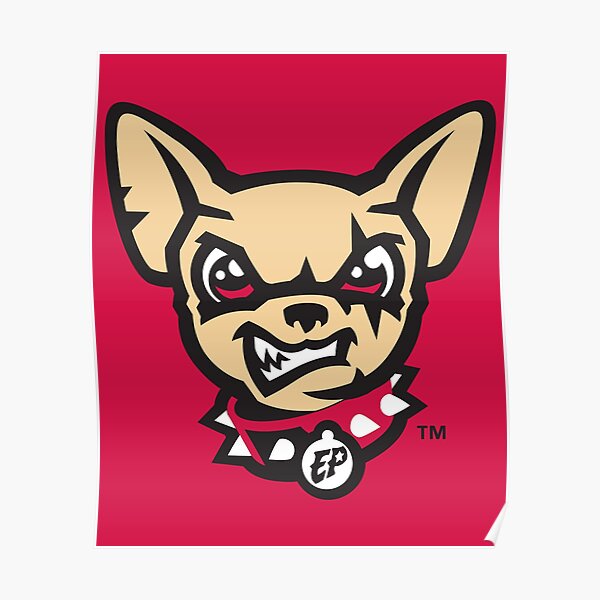  El Paso Chihuahuas MiLB Baseball Ball Logo Vinyl Art