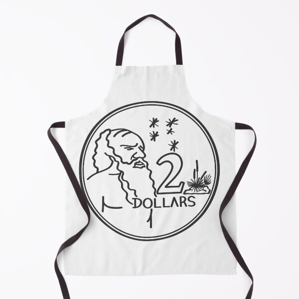 Item preview, Australian Two Dollar Coin Kangaroo (black and white) designed and sold by 2AGoodHome.
