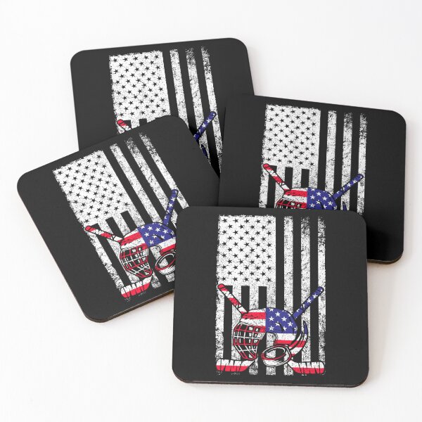 Artikelvorschau, Amerikanische Flagge USA-Eishockey-Bekleidung für Hockey-Fans-Spieler entworfen und verkauft von rifatart.