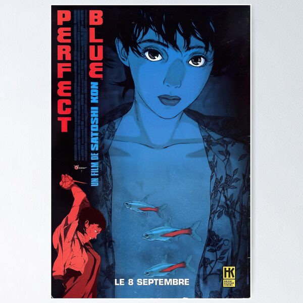 Perfect Blue  Anime movies, Blue poster, Satoshi kon