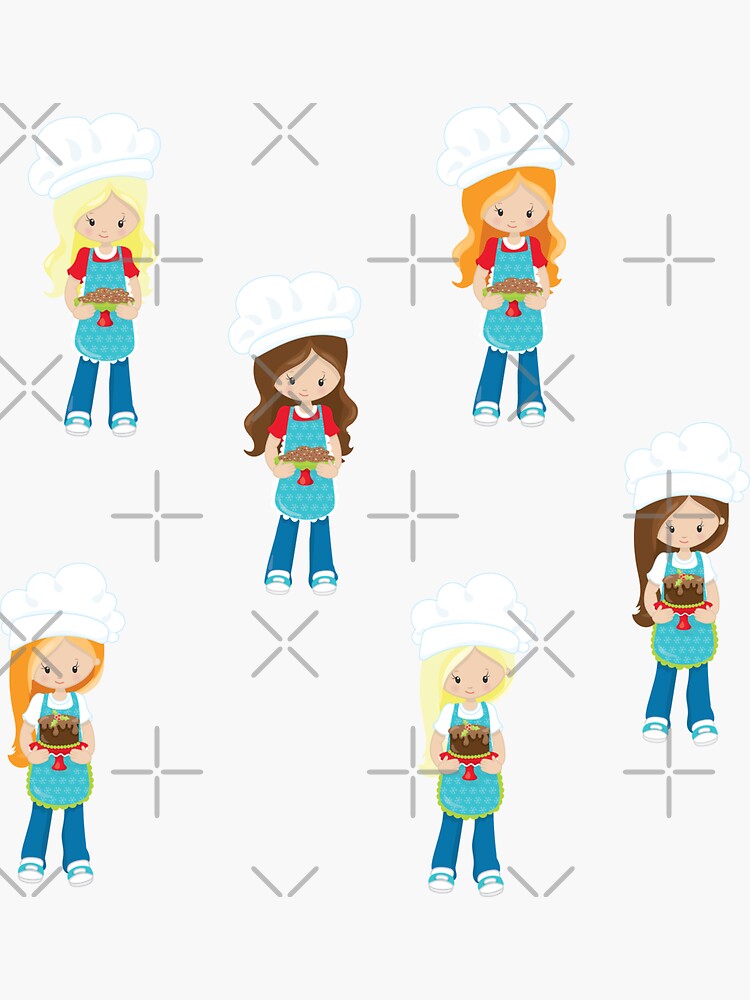 "Baker Girls" Sticker for Sale by choisanezine Redbubble