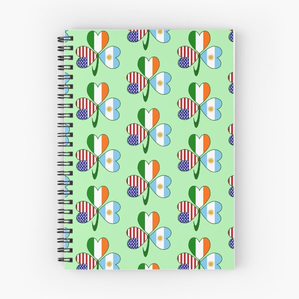 Item preview, Argentina Ireland USA Shamrock Flags designed and sold by AuntieShoe.