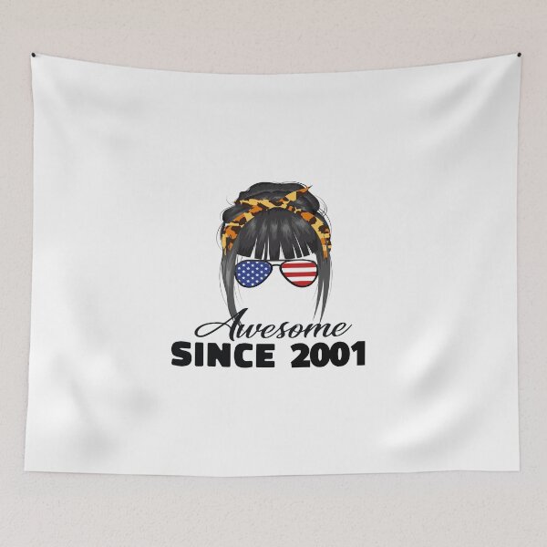 Item preview, 21 Years Old Awesome Since 2001 Leopard 21st Birthday T- Shirt designed and sold by Thealstars  ⭐⭐⭐⭐⭐.