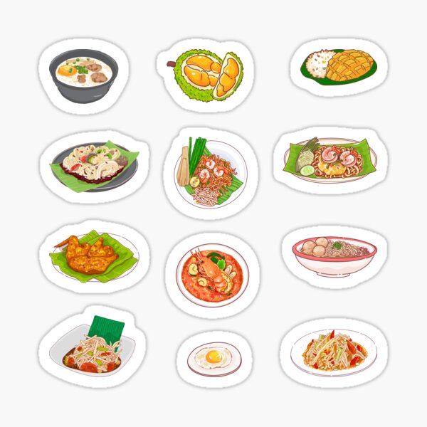The Indie Food Stickers is a simple and interesting sticker