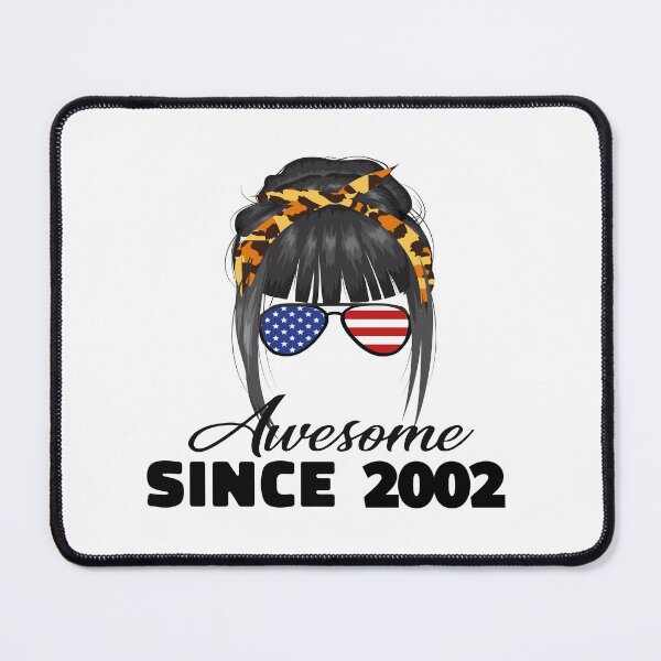 Item preview, 20 Years Old Awesome Since 2002 Leopard 20th Birthday T- Shirt designed and sold by Thealstars ⭐⭐⭐⭐⭐.