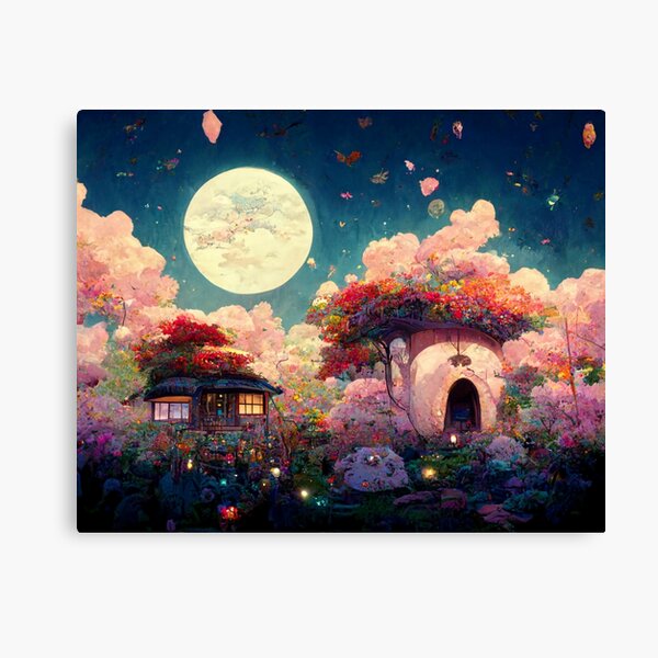 Aperçu de l'œuvre « Paysage fantastique v22 » par RudeKittenDesigns créée et vendue par rudekitten.