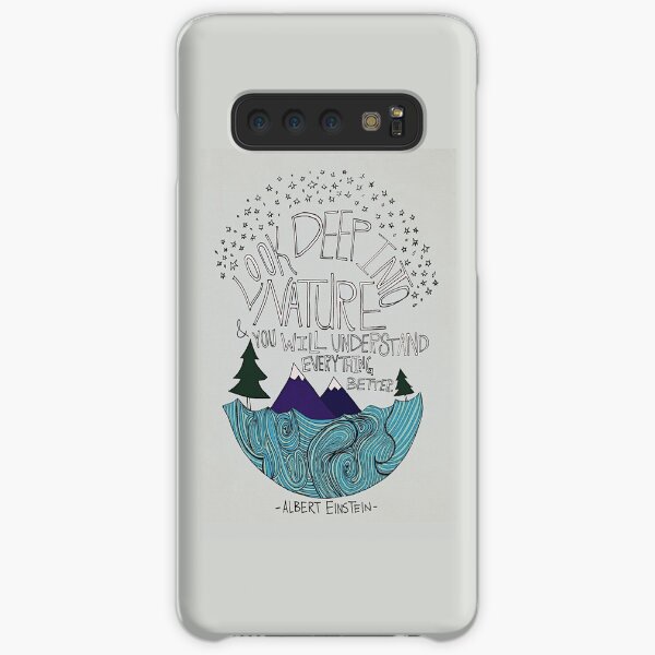 Look Deep into Nature Quote Samsung Galaxy Snap Case