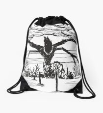 Stranger Monster Drawstring Bag