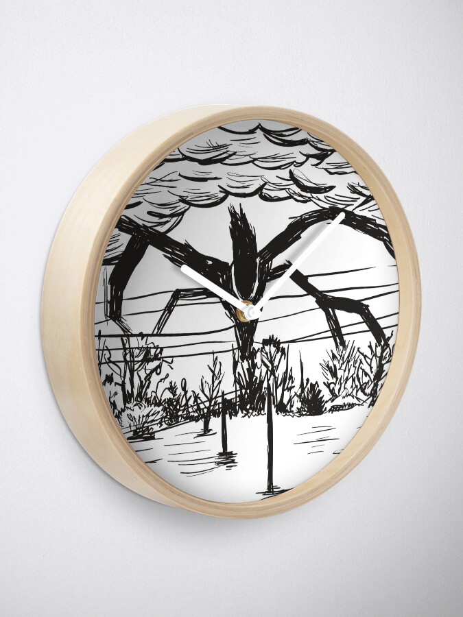 Alternate view of Stranger Monster Clock