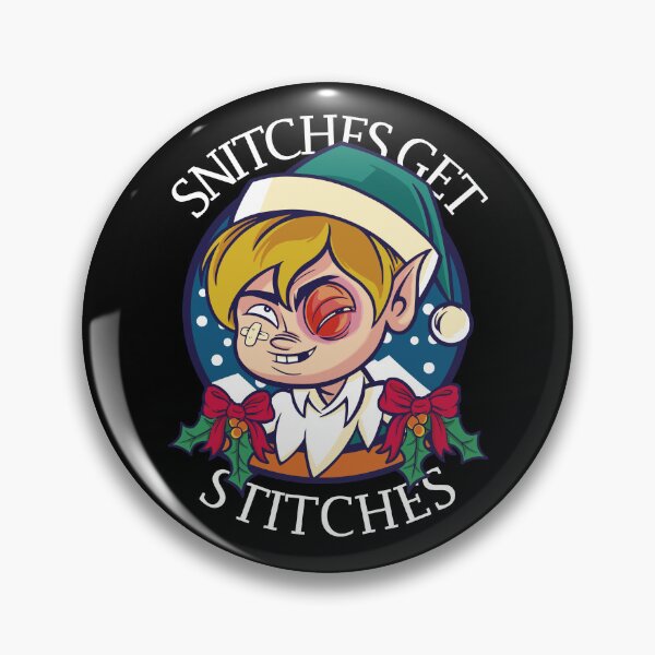 Item preview, Snitches Get Stitches Elf Christmas Snitches Get Stitches Gear designed and sold by DynamicDesign.