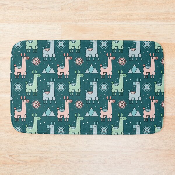 Item preview, Cute Happy Llama Pattern designed and sold by MeggieNic.