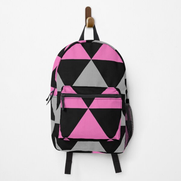 Item preview, Triangles pink grey designed and sold by NoerdyundDoerty.