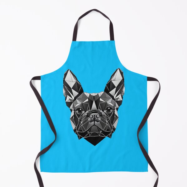 Item preview, French Bulldog Geometric Portrait - Black Sapphire designed and sold by Bondoboxy.