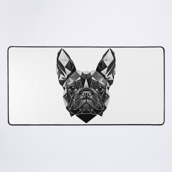 Item preview, French Bulldog Geometric Portrait - Black Sapphire designed and sold by Bondoboxy.
