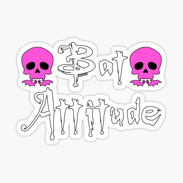 Item preview, Attitude de chauve-souris (version rose) designed and sold by JanGrackle.