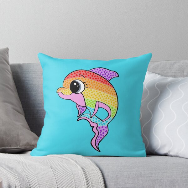 Item preview, Love Everyone Rainbow Dolphin designed and sold by Keatos.
