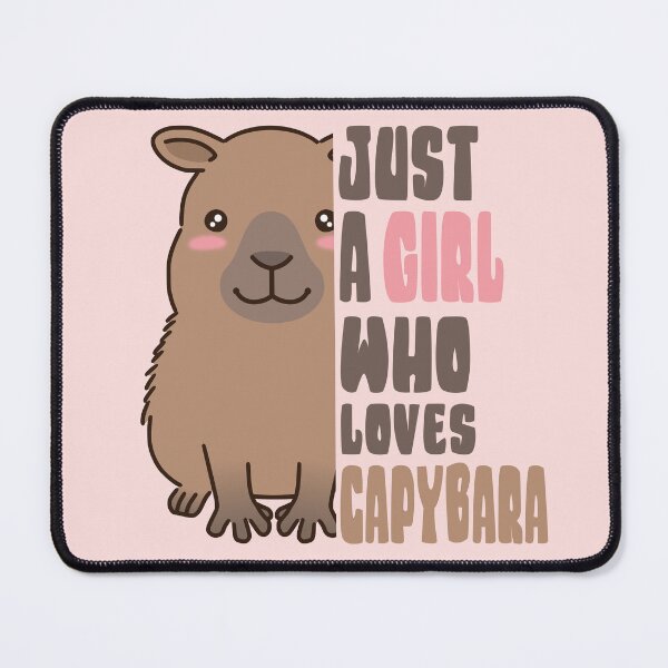 Item preview, Just A Girl Who Loves Capybara designed and sold by samah82.