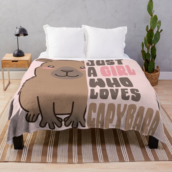 Item preview, Just A Girl Who Loves Capybara designed and sold by samah82.