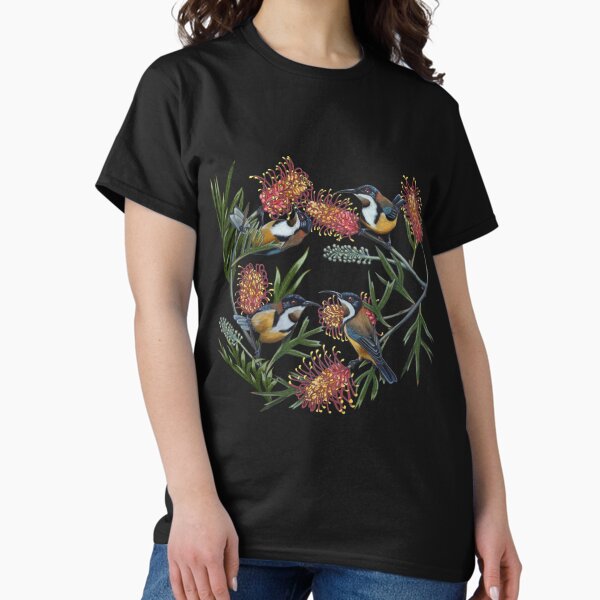 Vista previa del artículo con la obra «Espina dorsal oriental en patrón repetido de Grevilleas por el artista australiano Laural Retz», diseñado y vendido por Laural Retz.