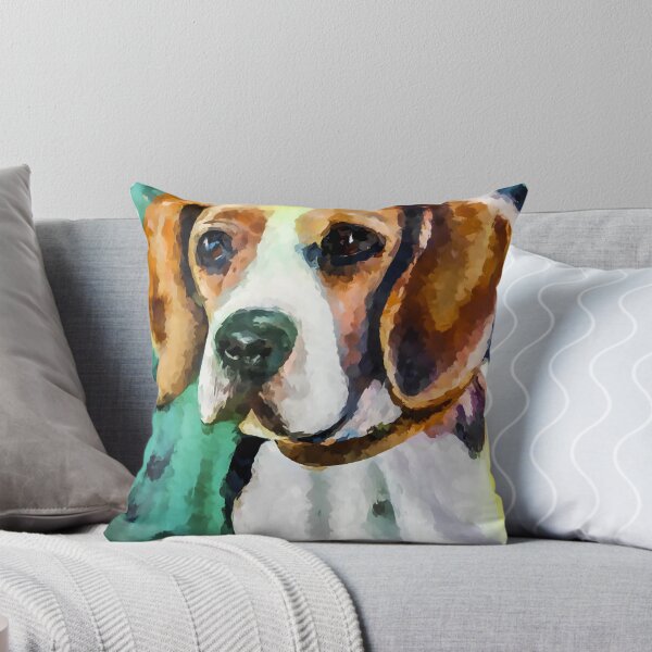 Item preview, Beagle portrait painting 3 abstract art designed and sold by shrolts.